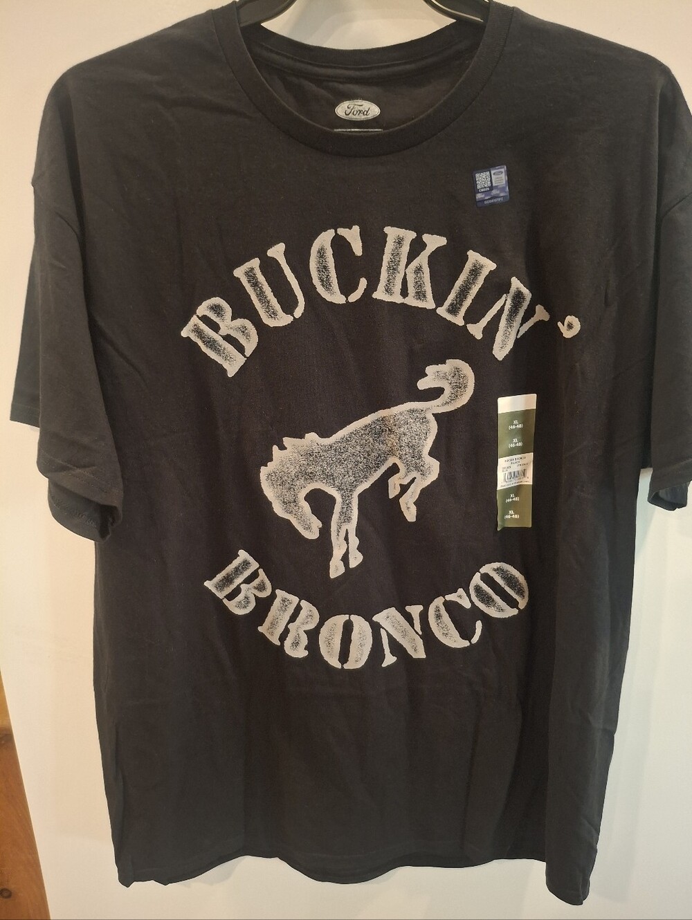 Ford Black Bucklin Bronco Graphic Tee